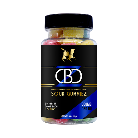 Organic 20mg Sour Gummiez