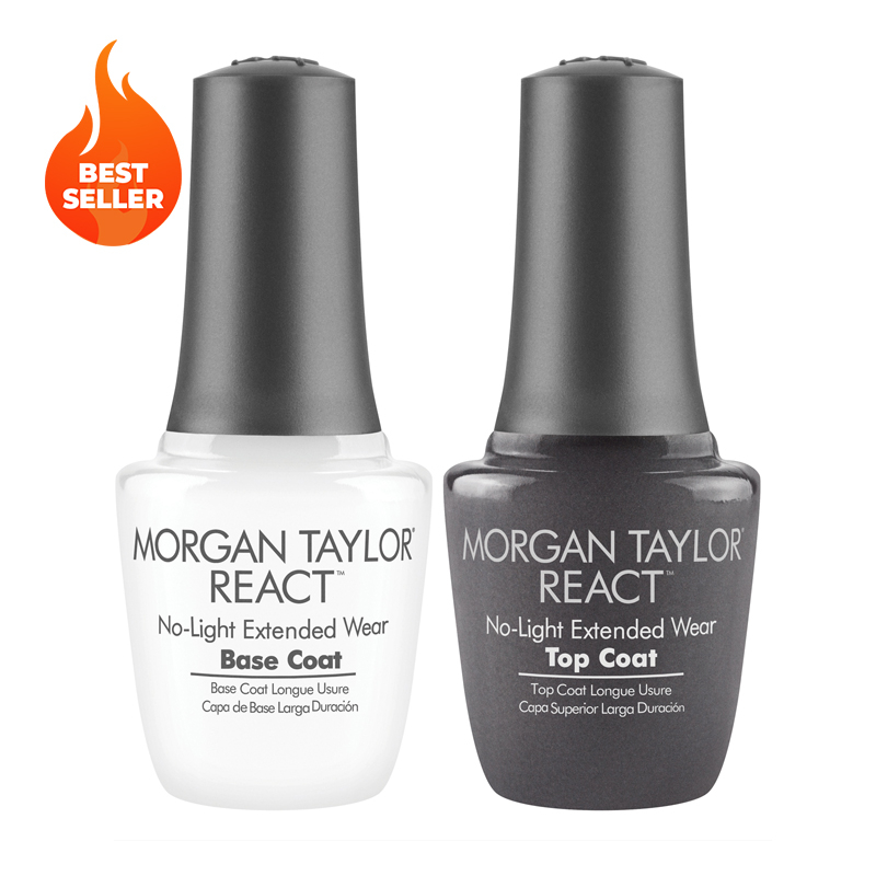 React Base Coat & Top Coat with Gelish Infused Technology