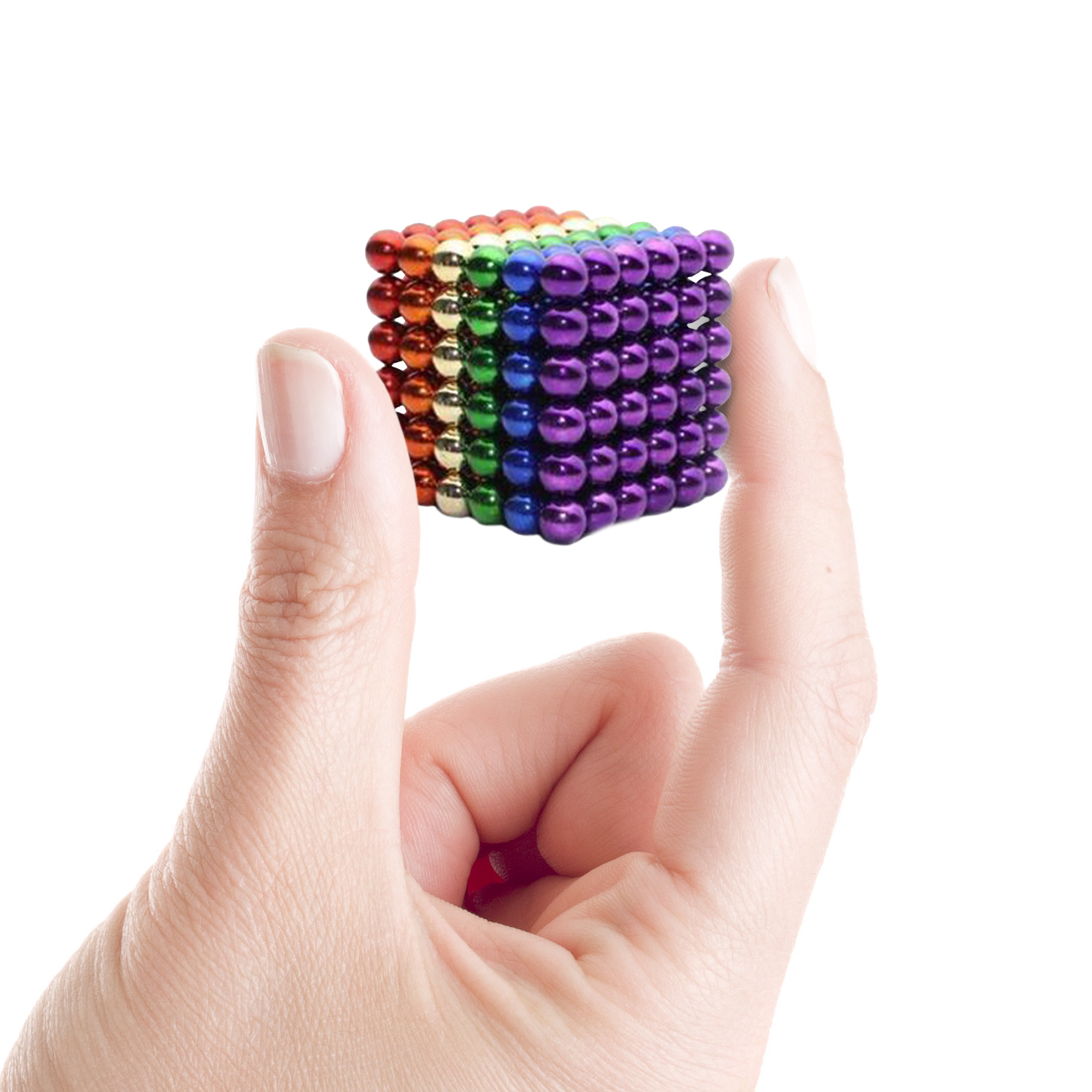 216 Piece 5mm Rainbow Magnetic Balls