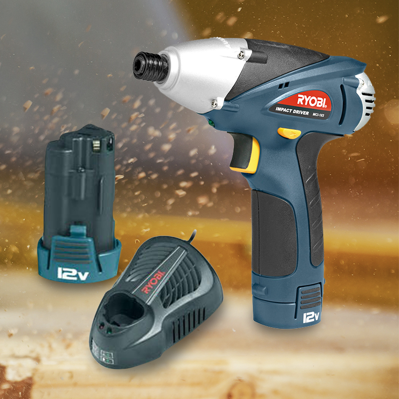 12V Lithium Ion One+ Cordless Impact Driver Set (Including Battery and Charger)