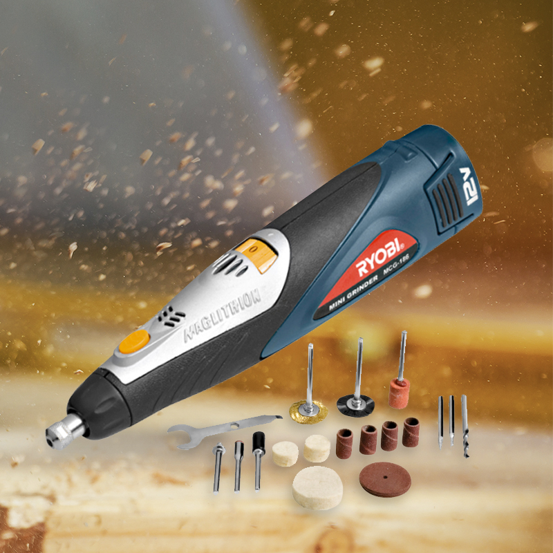 12V Lithium Ion One Grinder Set With Battery and Charger