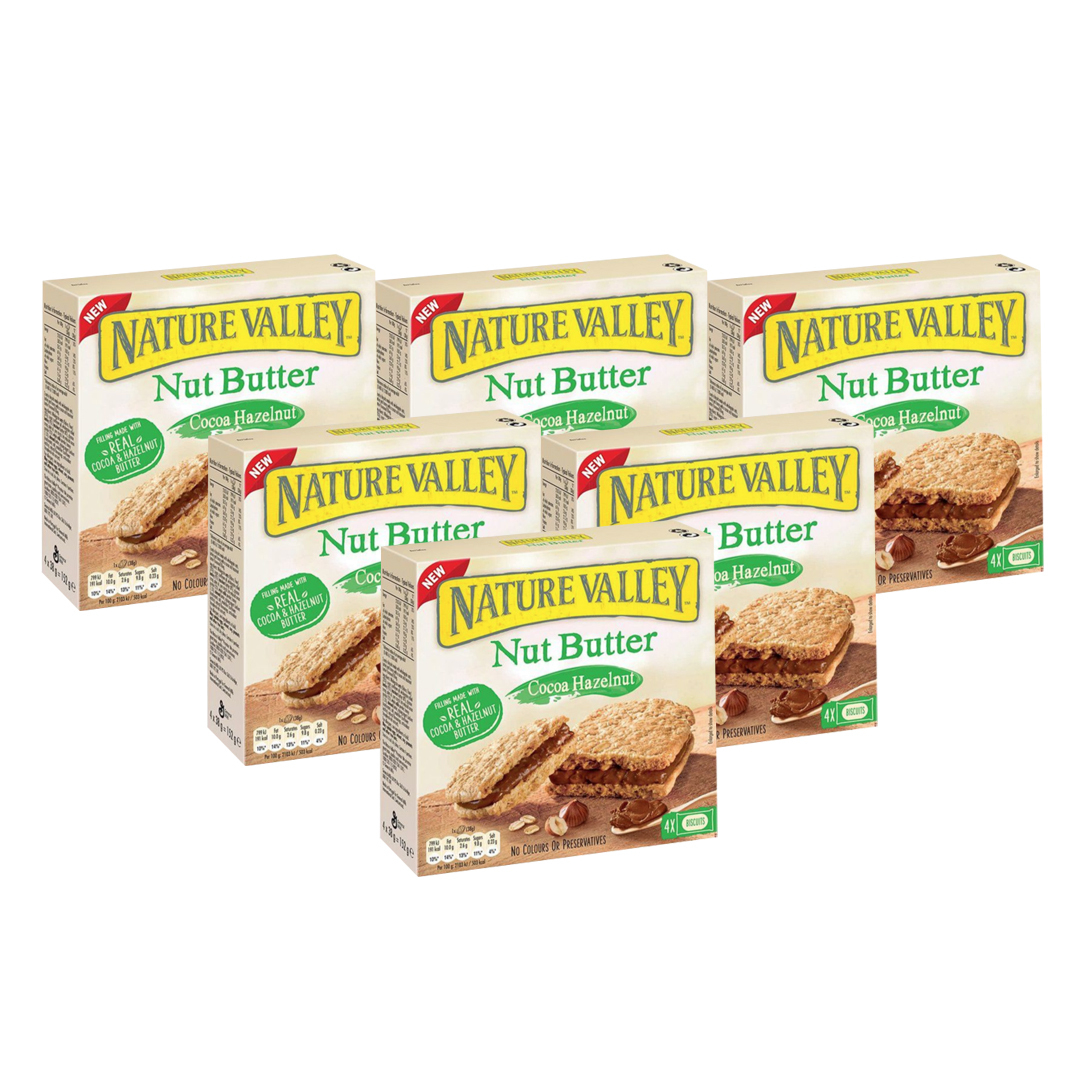 Pack of 24 38g Biscuits (Peanut Butter or Cocoa-Hazelnut)