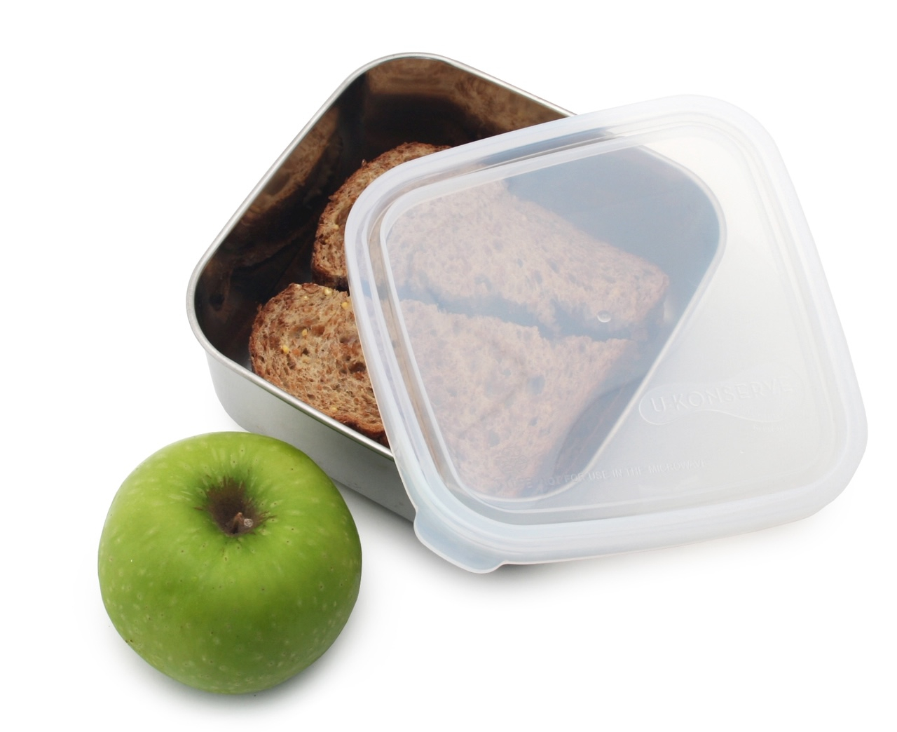 Square Container with Clear Lid
