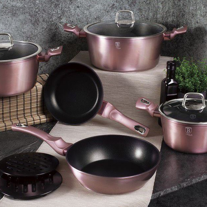 10-Piece Titanium Coating Cookware Set