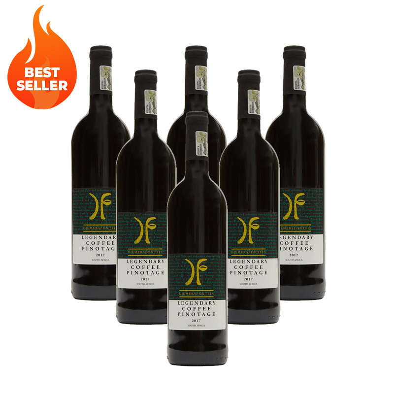 Legendary Coffee Pinotage 2017 (R74.83 Per Bottle, 6 Bottles)