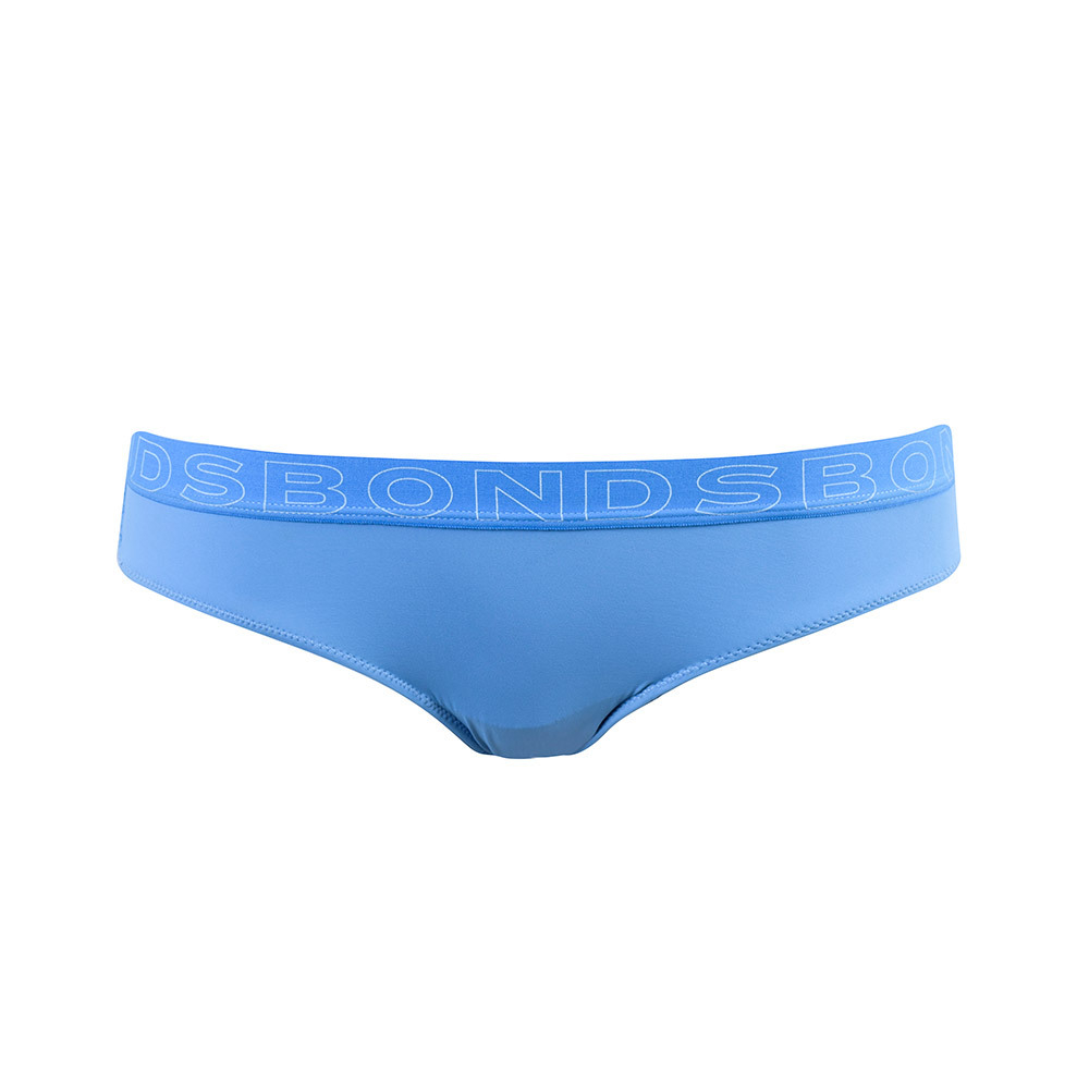 Micro and Lace Blue Bikini Panty