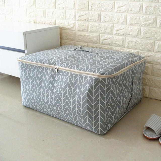 Dove Grey Designer Storage Bags