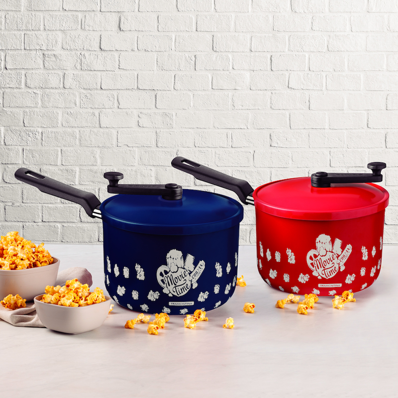 3.5L Loreto Red Aluminium Popcorn Maker