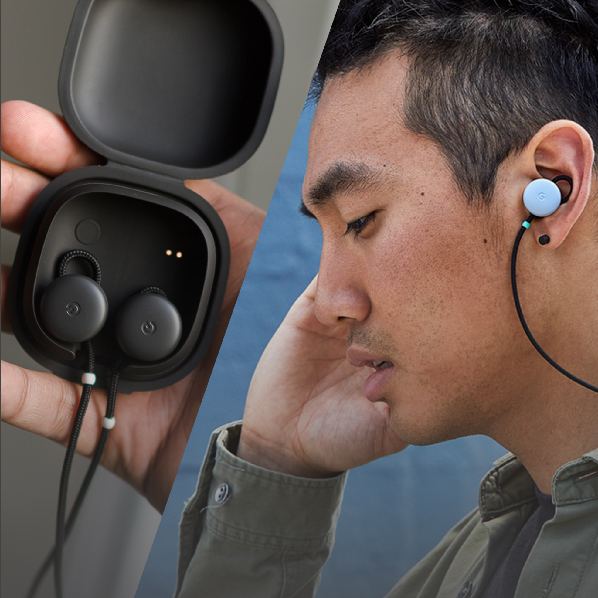 OEM Pixel Buds Wireless Bluetooth Headphones with Wireless Charging Case