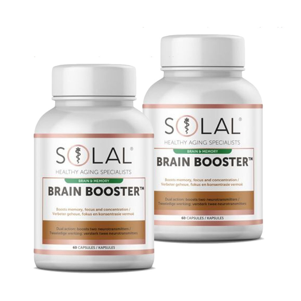 Pack of 2 Brain Booster Tablets (2 x 60 Tablets)