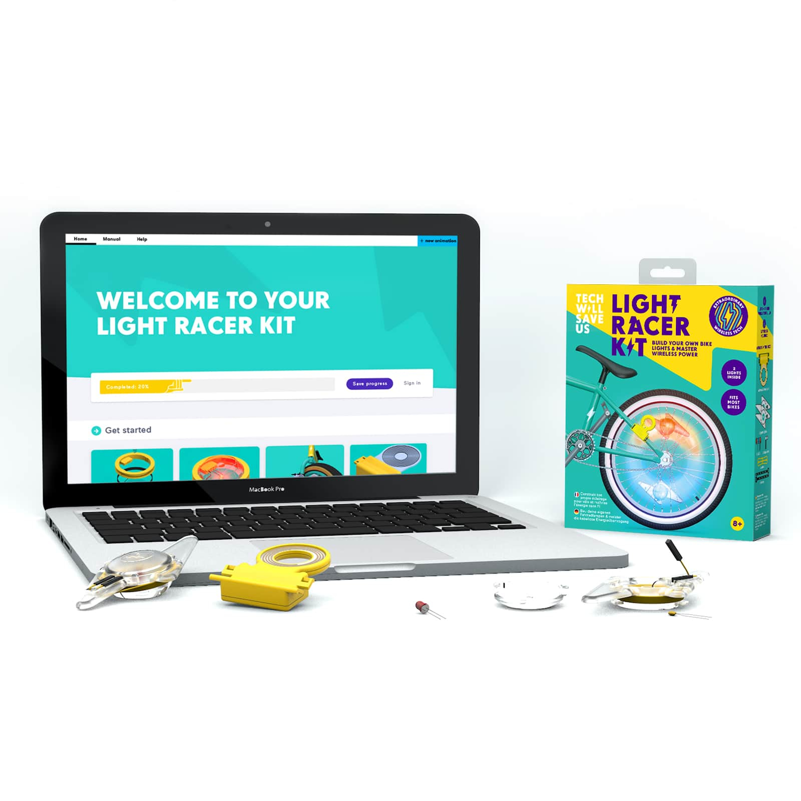 Light Racer Educational DIY Bike Lights Kit
