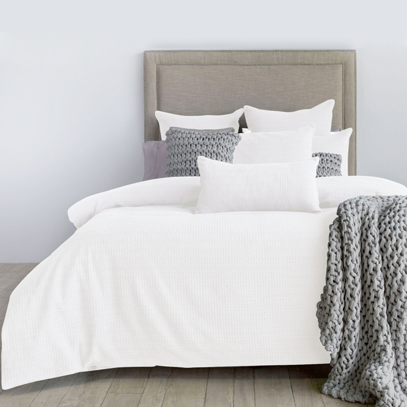 Waffle Weave 100% Cotton Duvet Cover Set