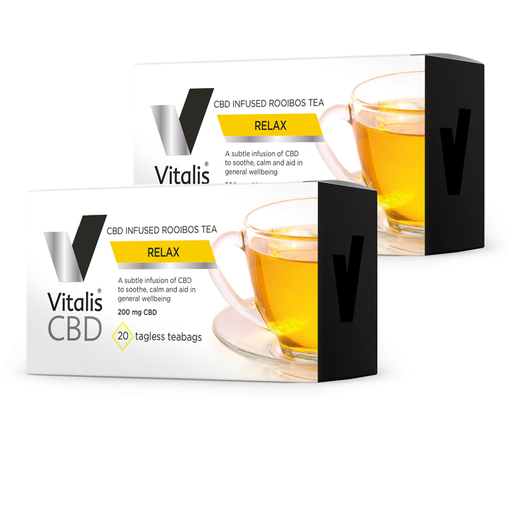 Pack of 2 x 200mg CBD Infused Rooibos Tea