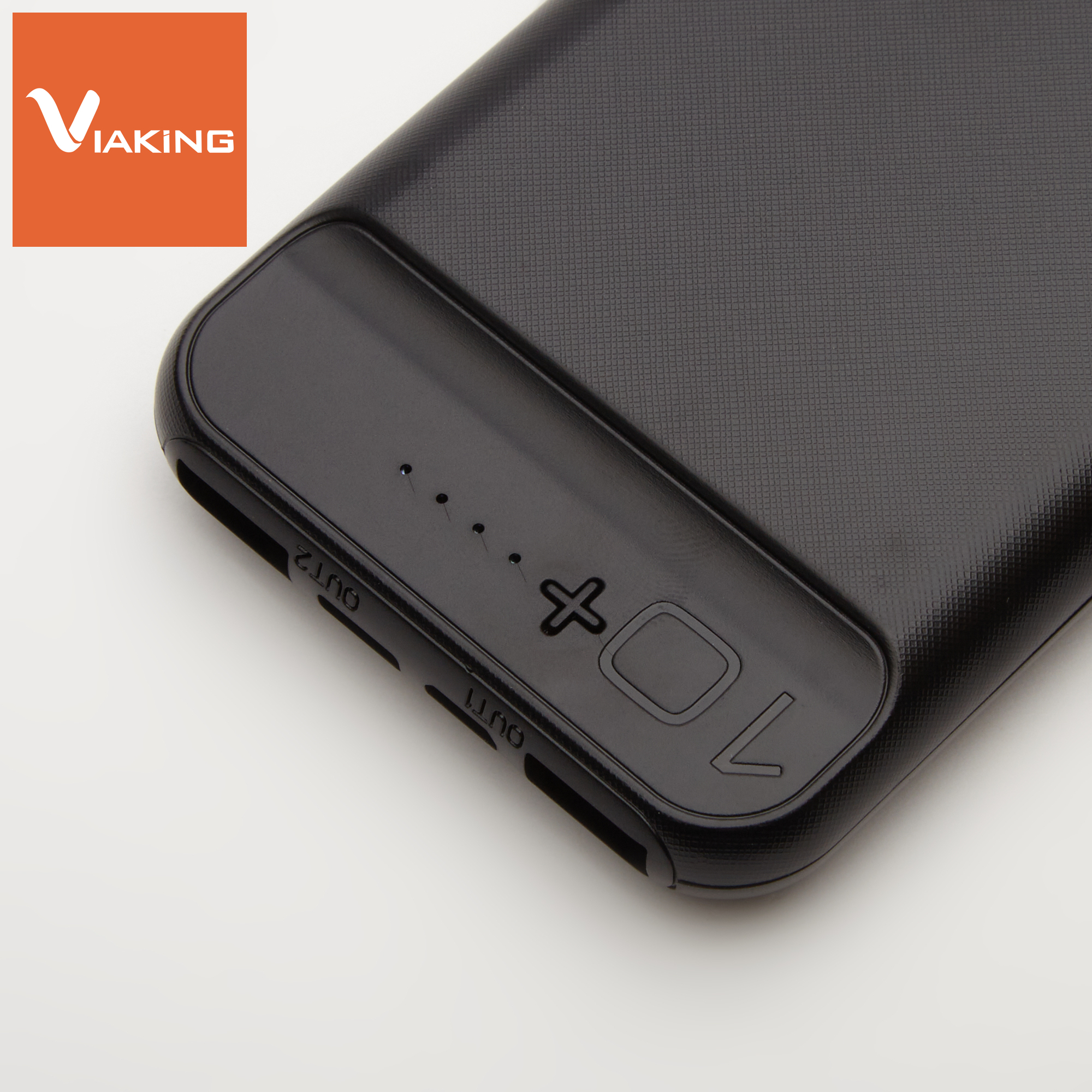 10000mAh Lithium-ion Power Bank with 2.4A Charging (Micro USB & Type C In) 