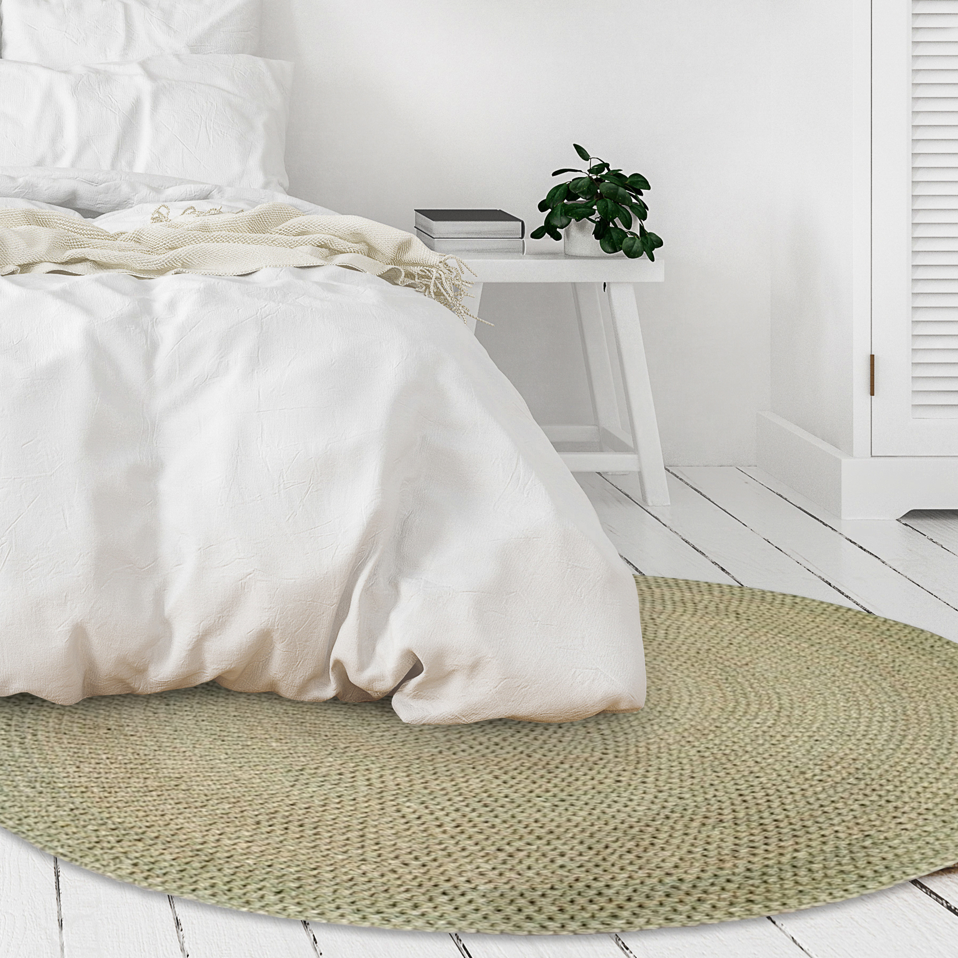 2m Lutindzi Handmade Crochet Circle Rug