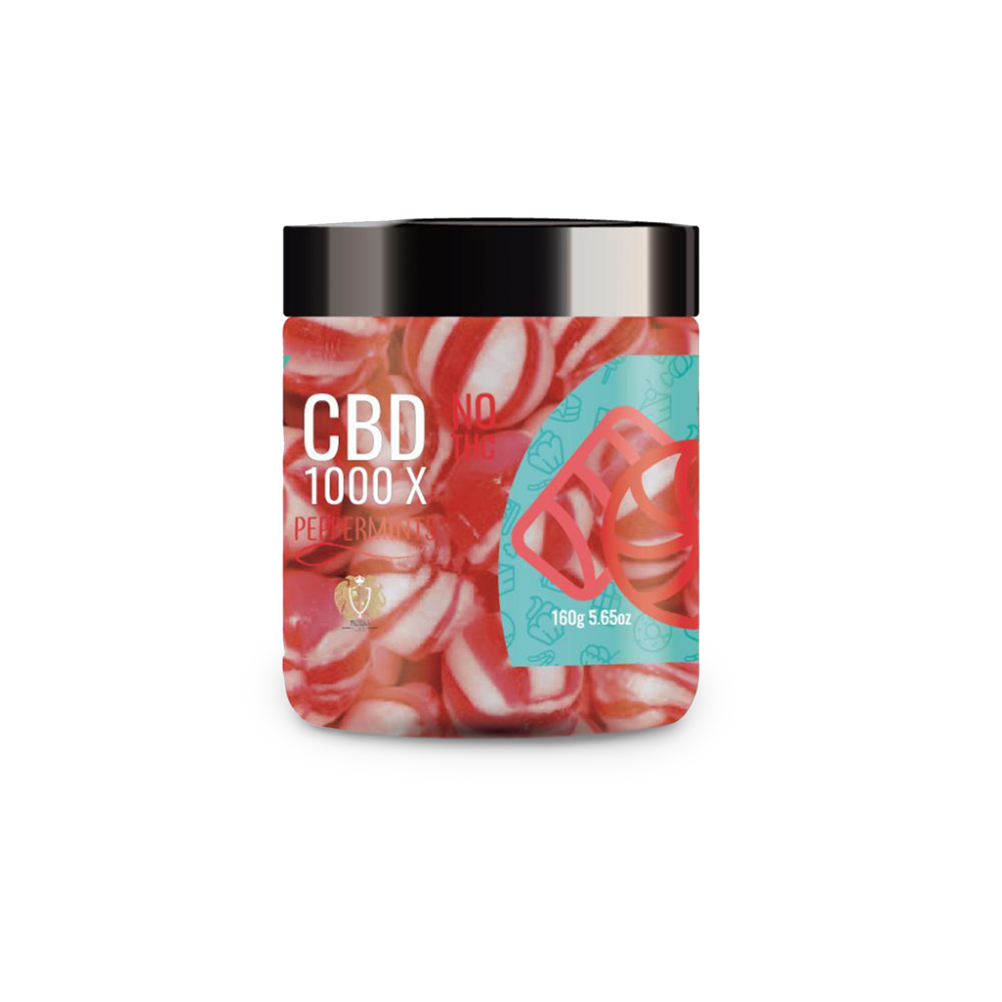 1000mg CBD Peppermint Candies