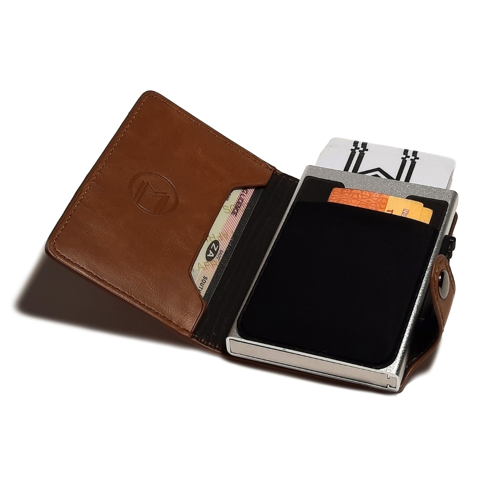 Automatic Pop-up Card Holder with RFID Blocking Technology