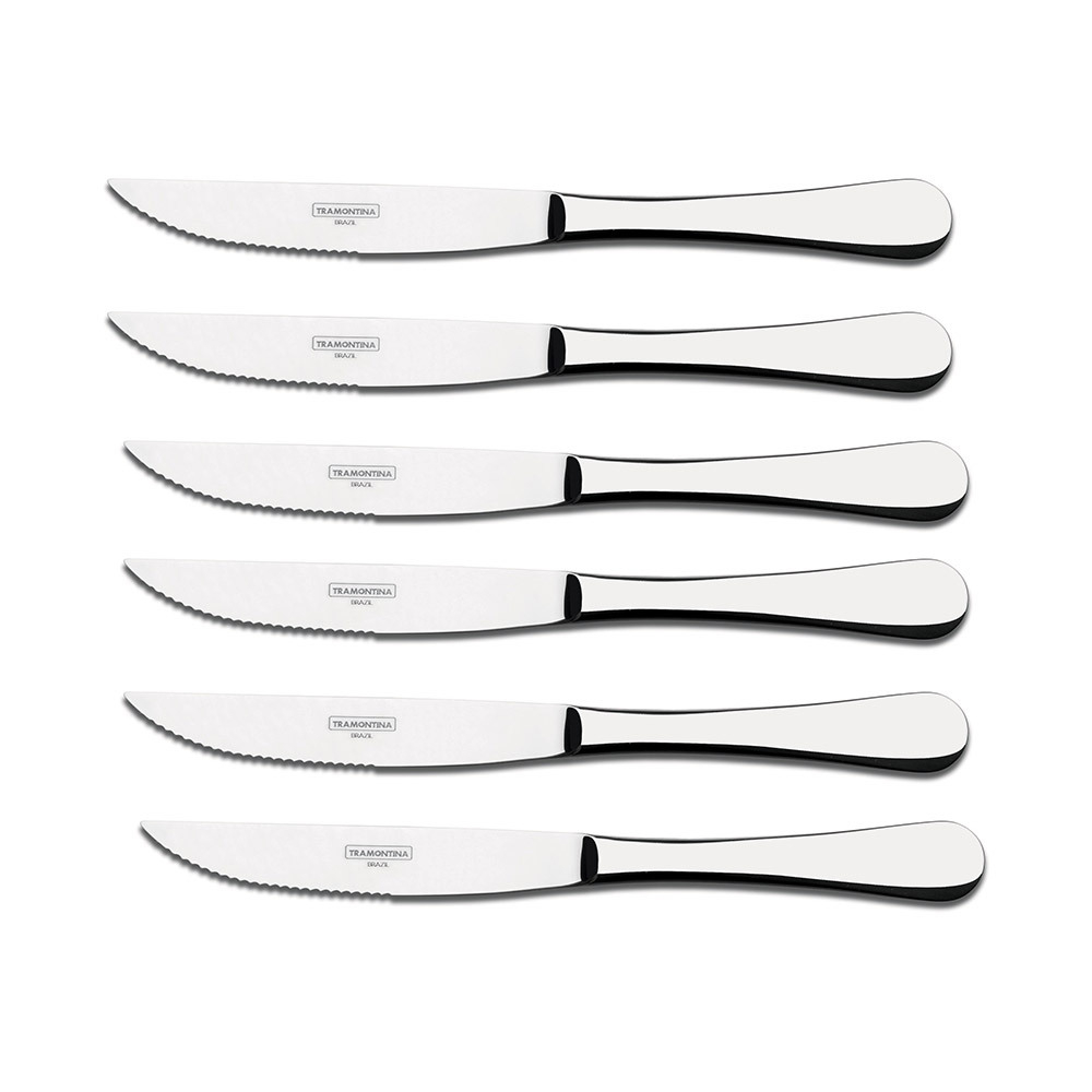 Set of 6 Classic Range Forged 18/10 Stainless Steel Steak Knives