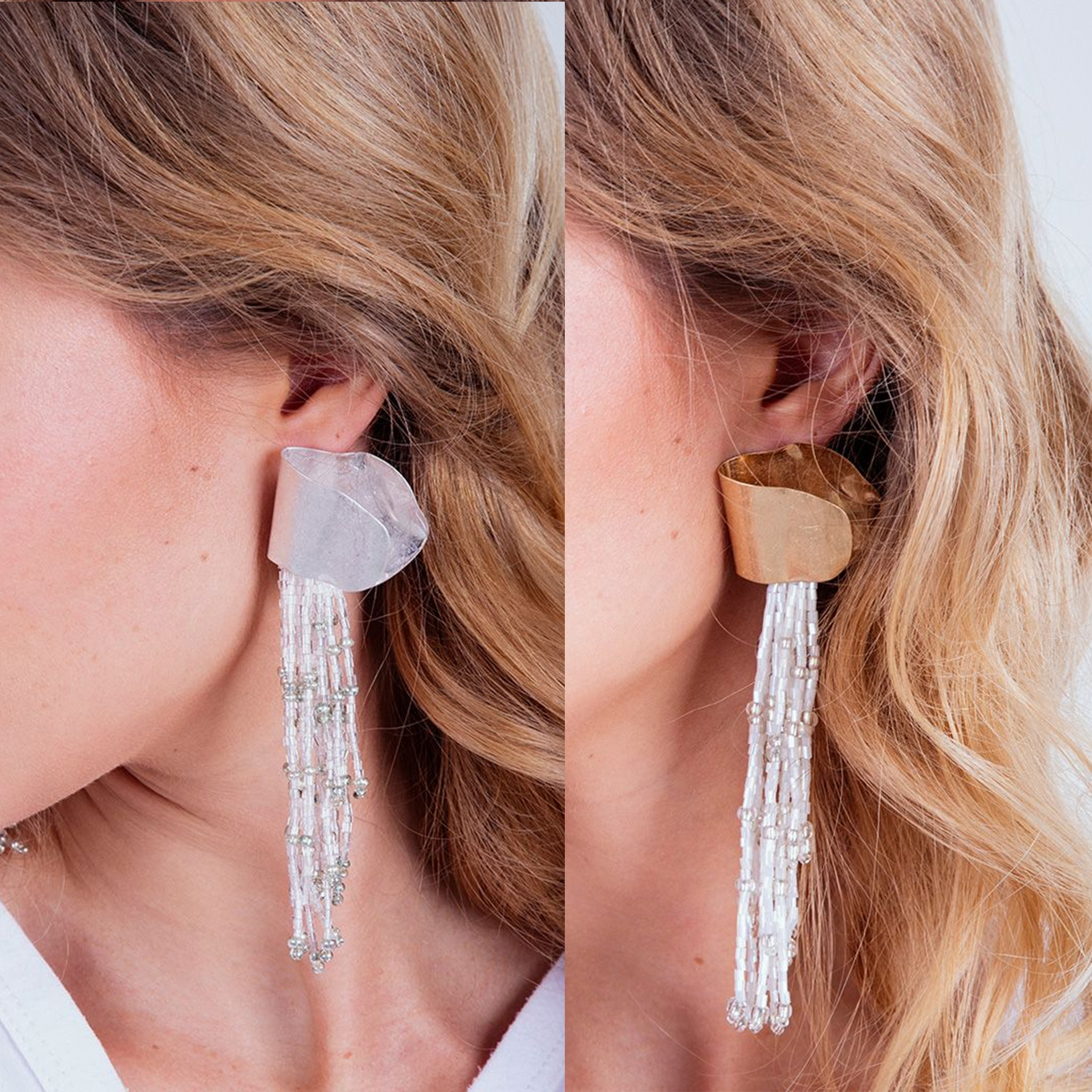 Santa Rosa Beaded Earrings