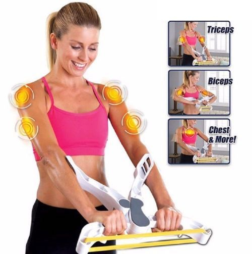 Upper Body Home Workout with Interchangeable Resistance Bands