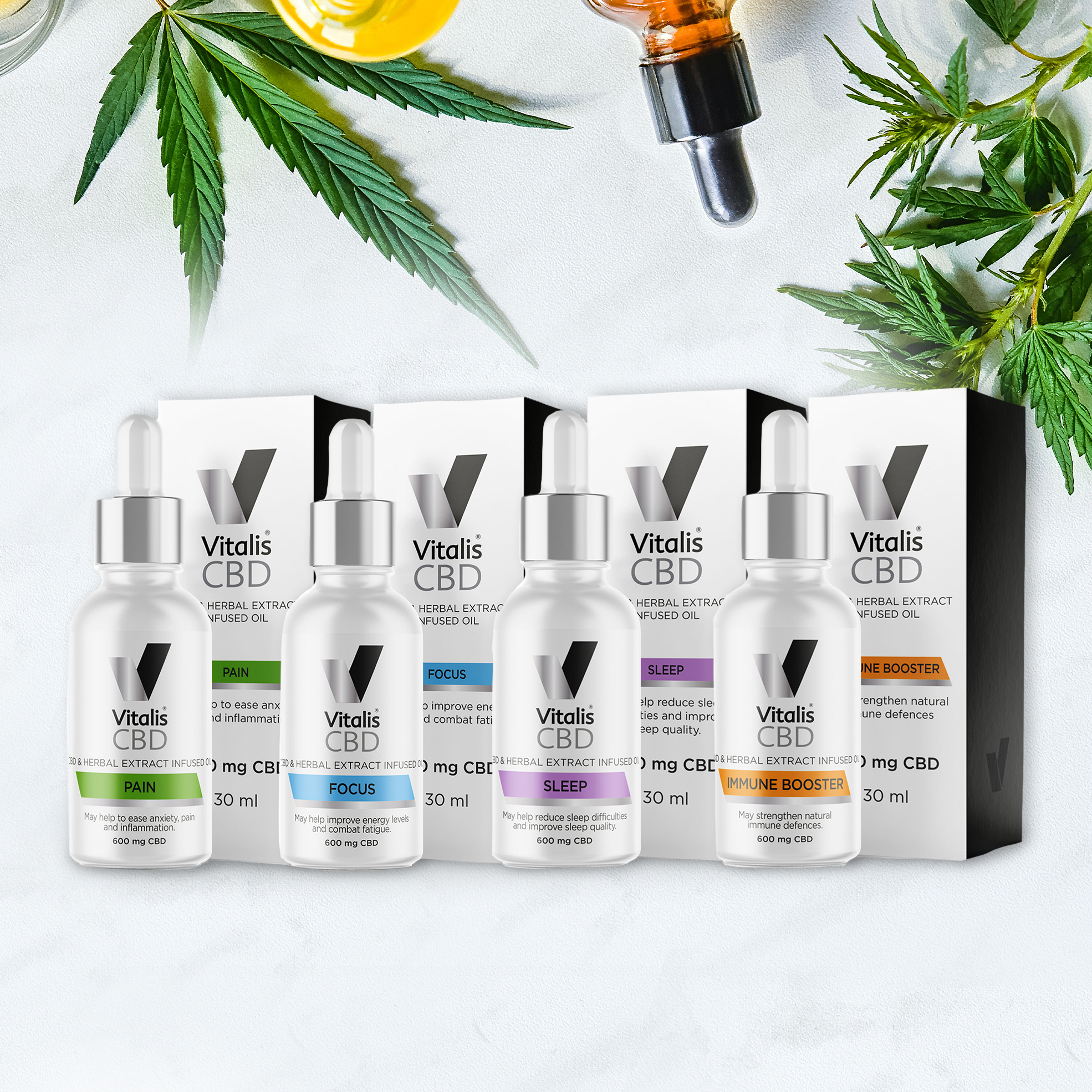 600mg 30ml CBD Oil Tincture Drops