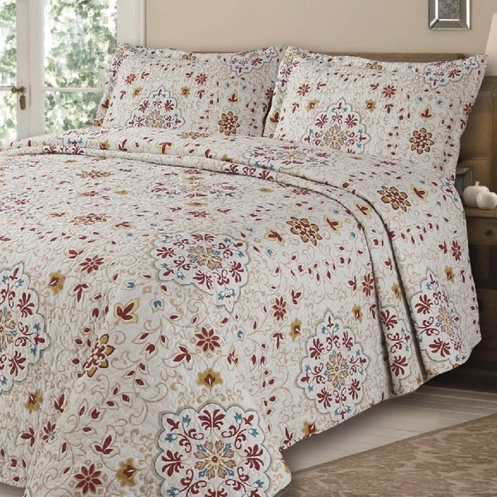 Printed Quilted Bedspread