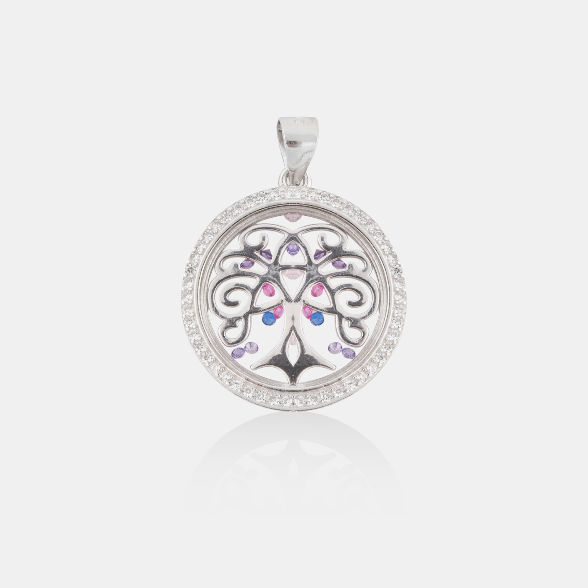925 Sliver Pendant with Cubic Zirconia