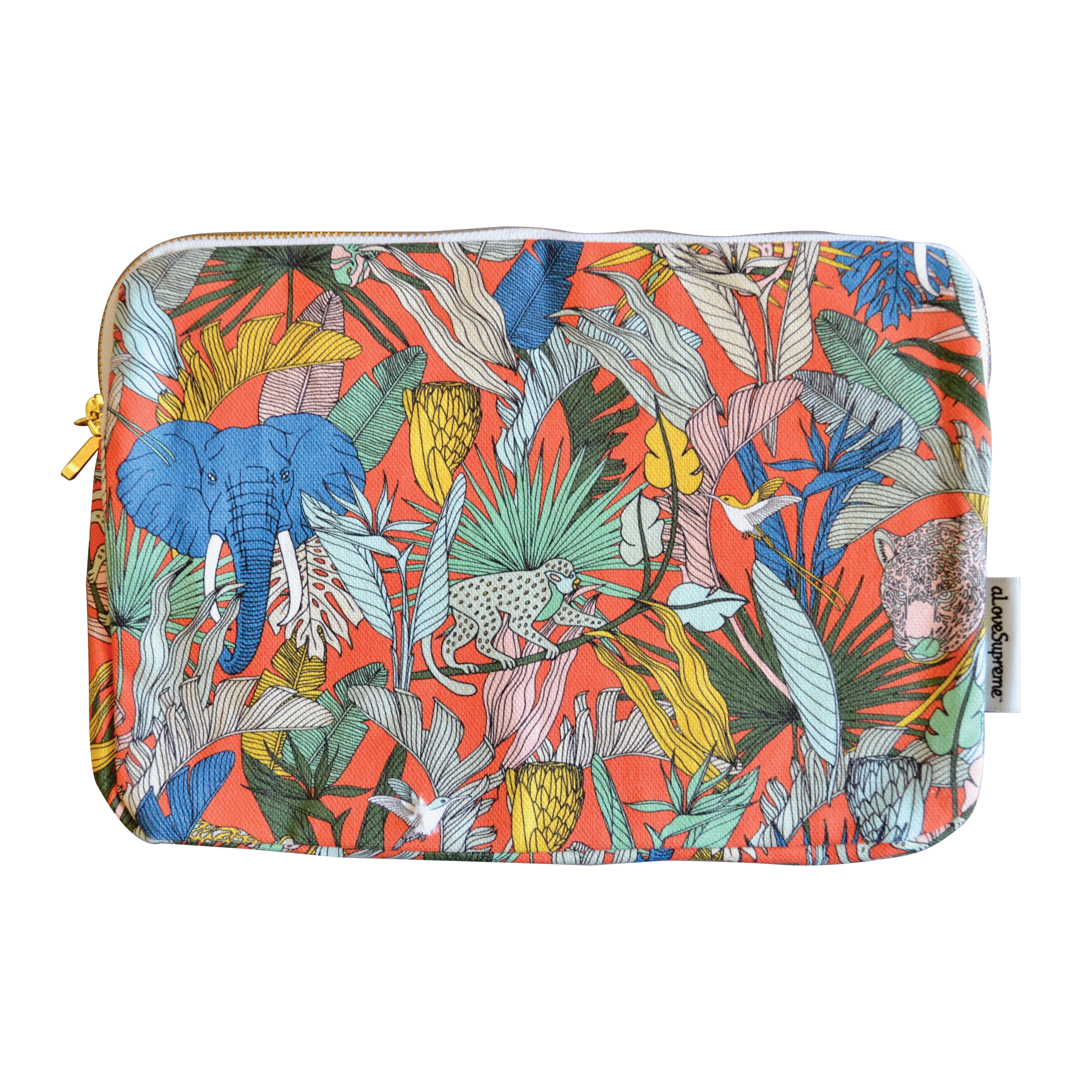 11” Wild at Heart  Print Illustration iPad Sleeves