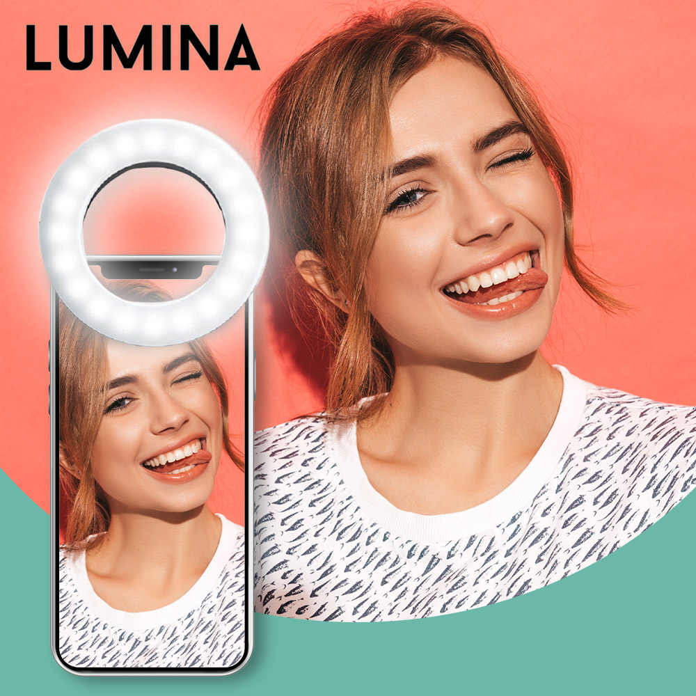 Clip-On Smart Phone Selfie Ring Light
