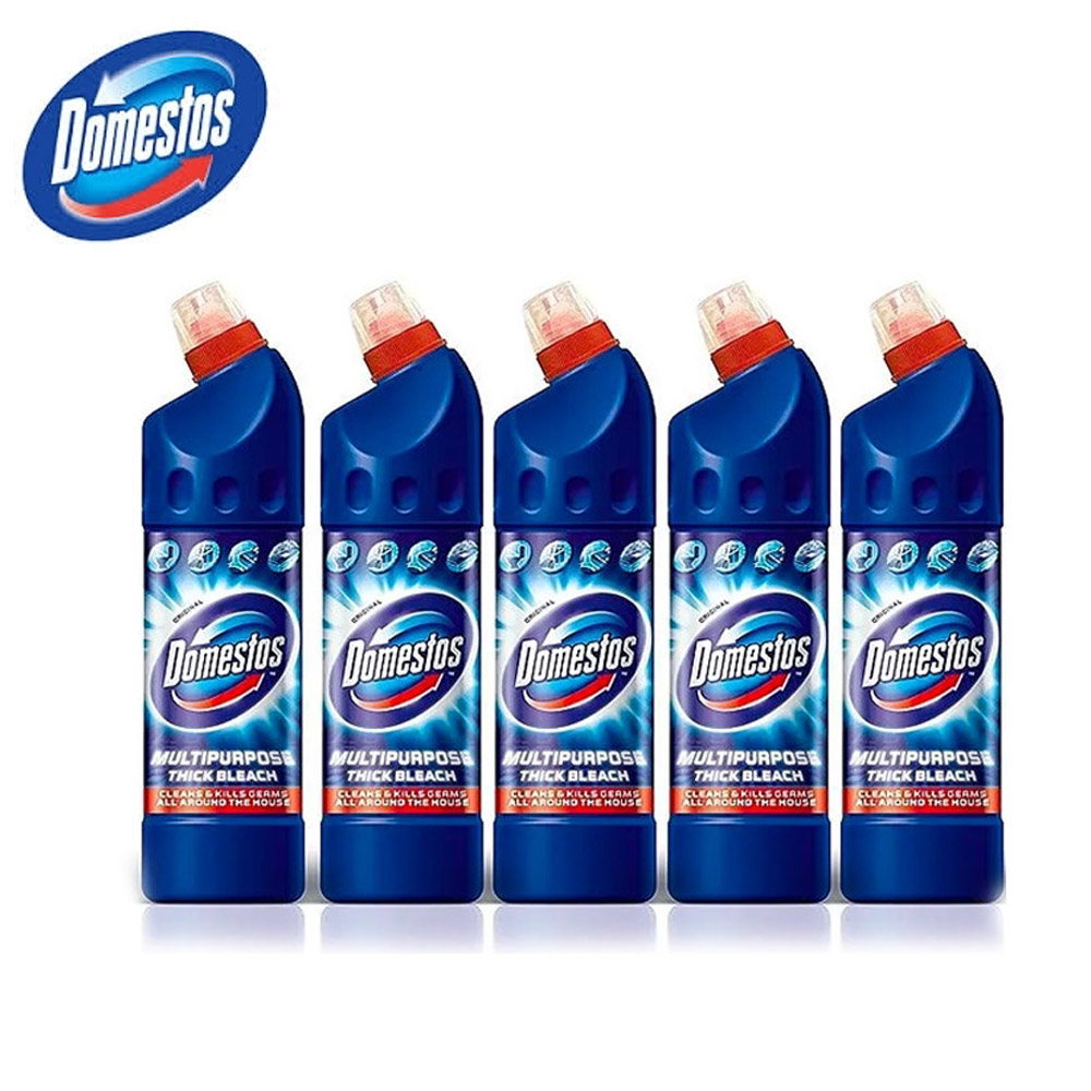 Pack of 5 750ml Multi-Purpose Thick Bleach