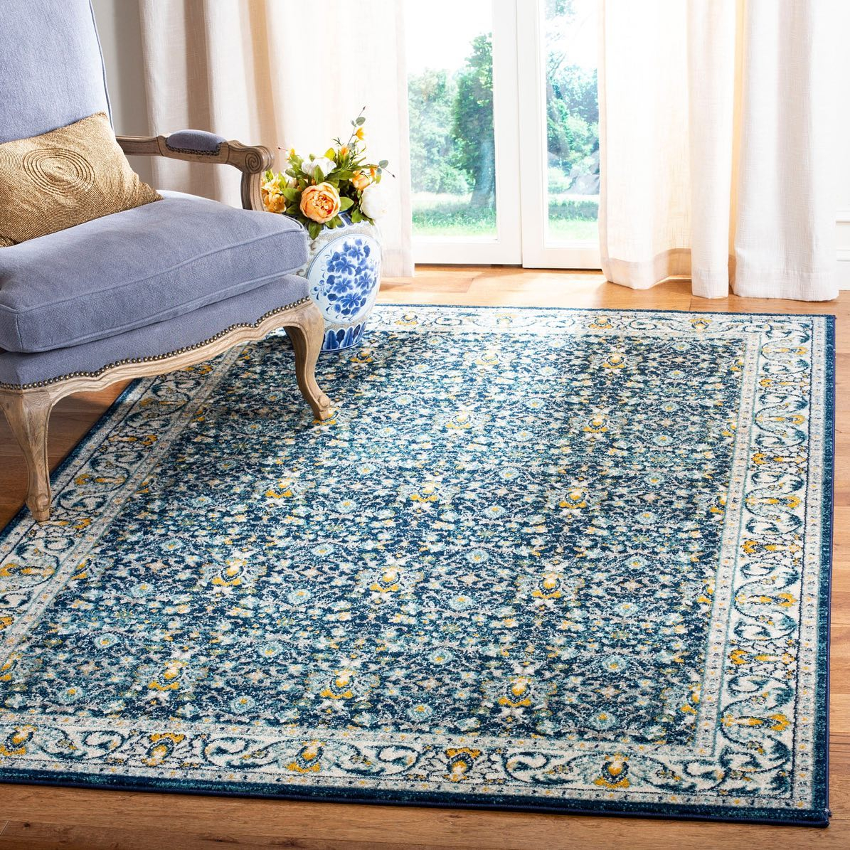 Zenith Tribal Floral Carpet