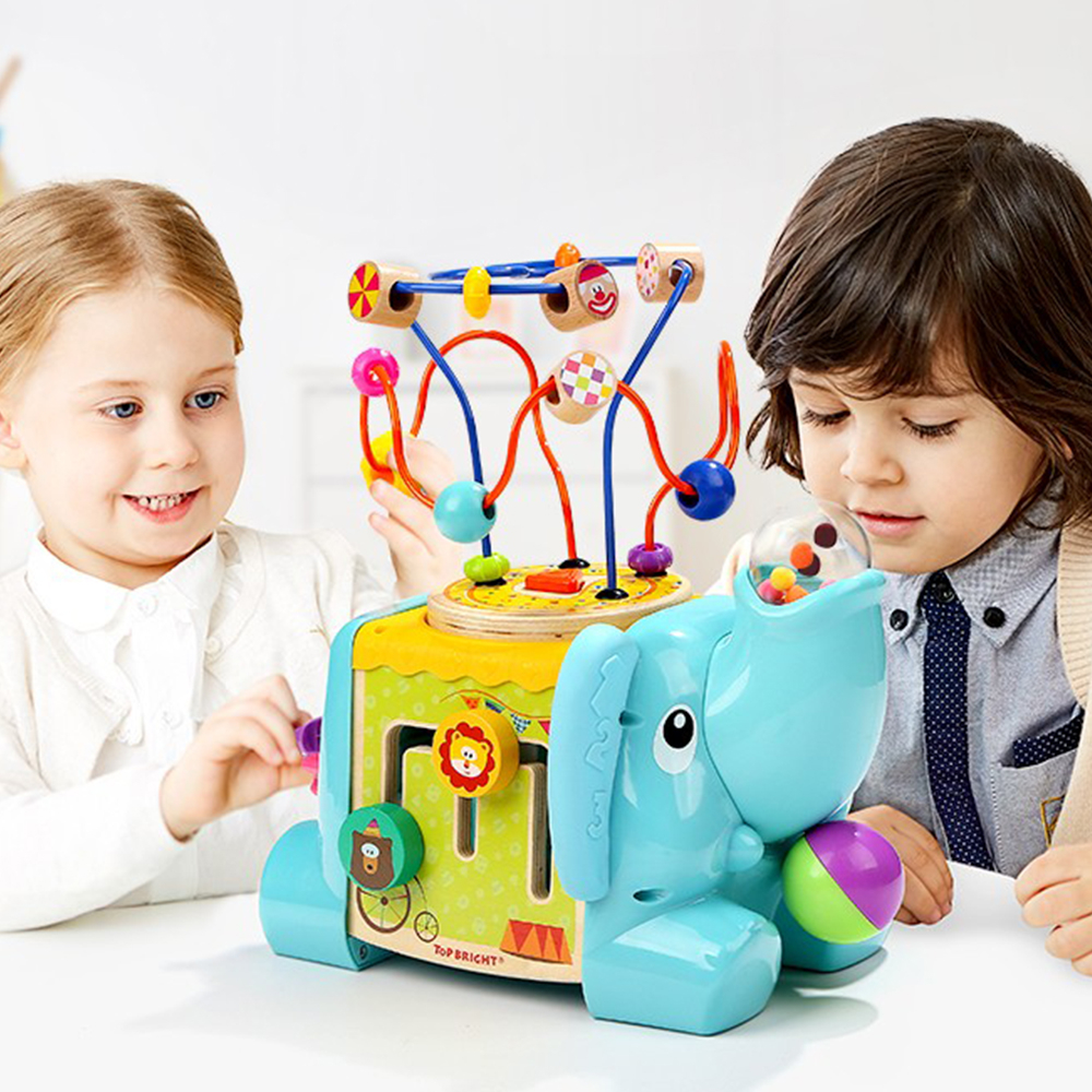 5-in-1 Elephant Activity Cube