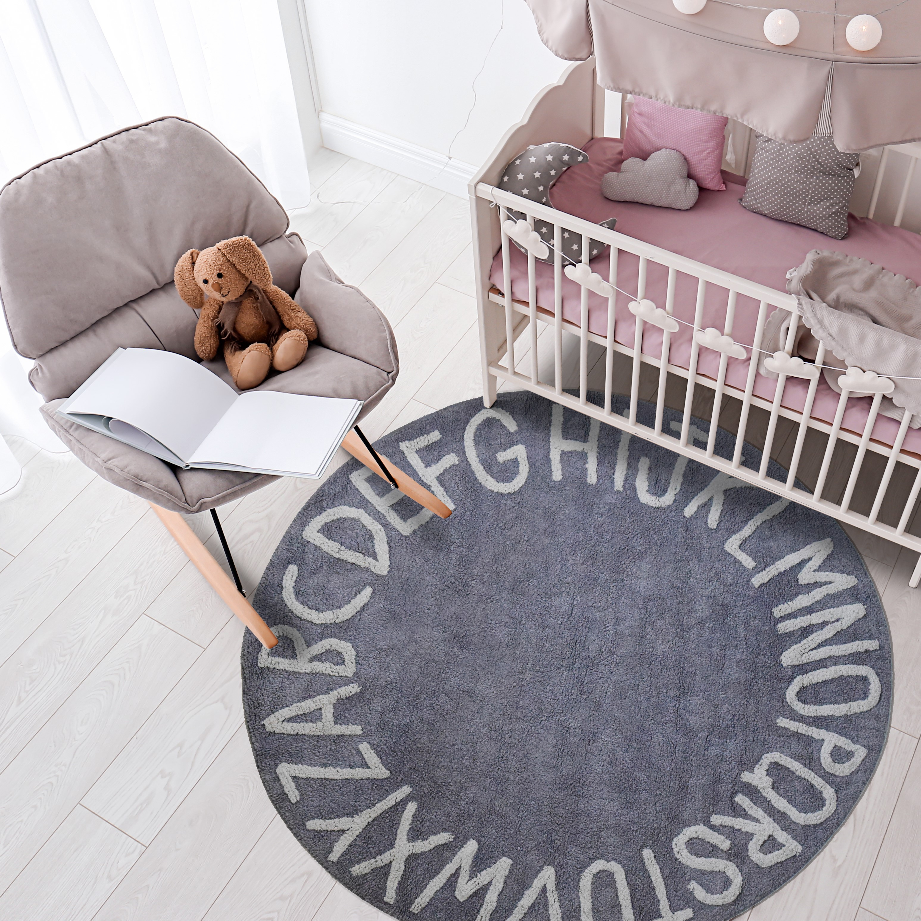 Smart Machine Washable Round Rugs (150 x 150cm)