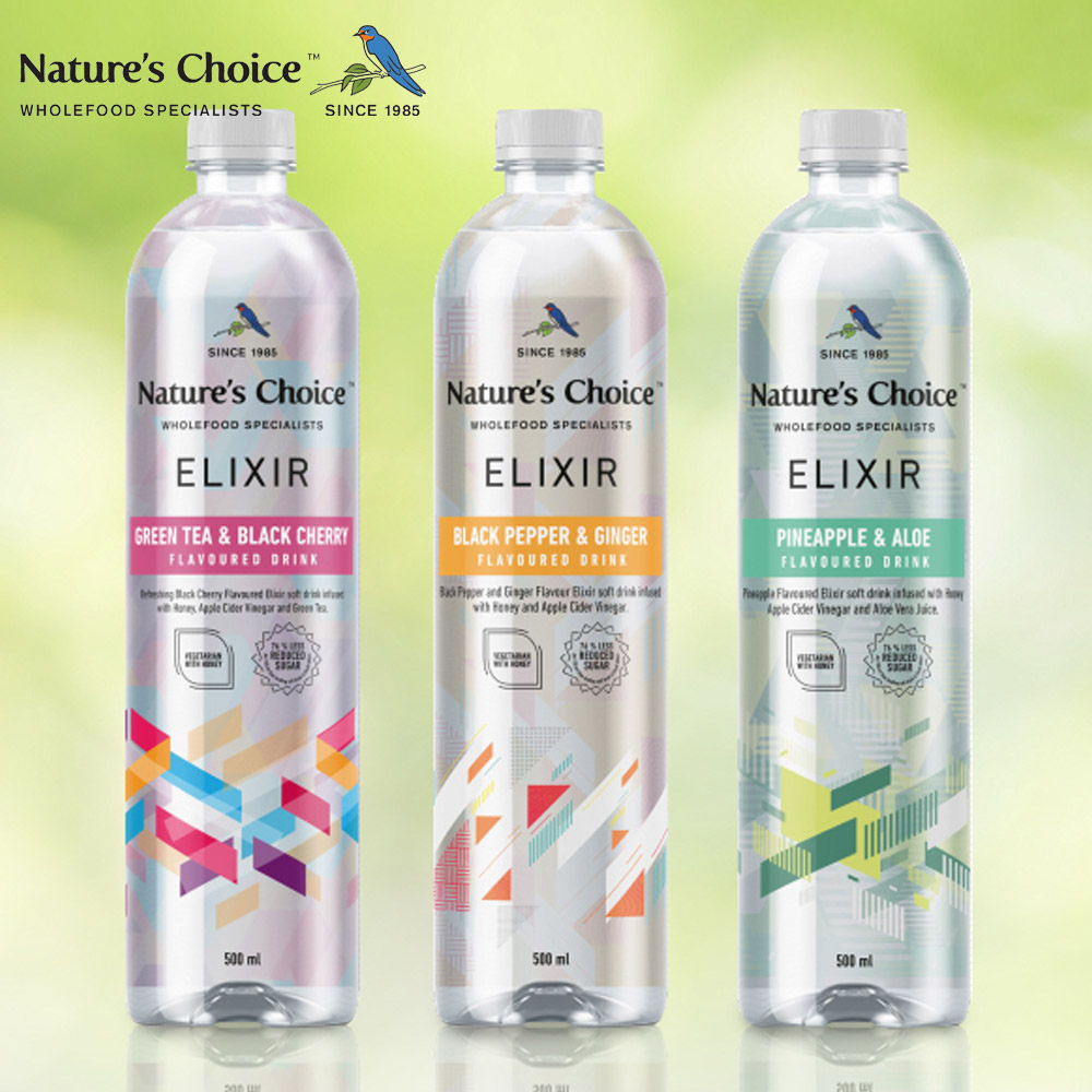 Case of 24 Flavoured Carbonated Elixir Drinks