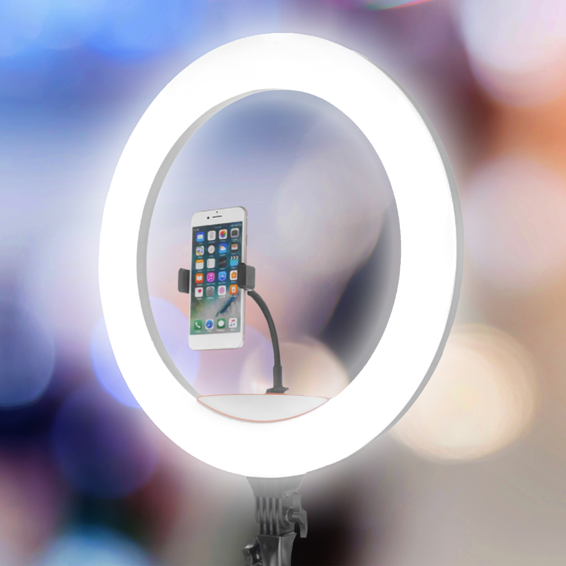 Multiple-Mode Replacement LED Ring Light without Tripod Stand