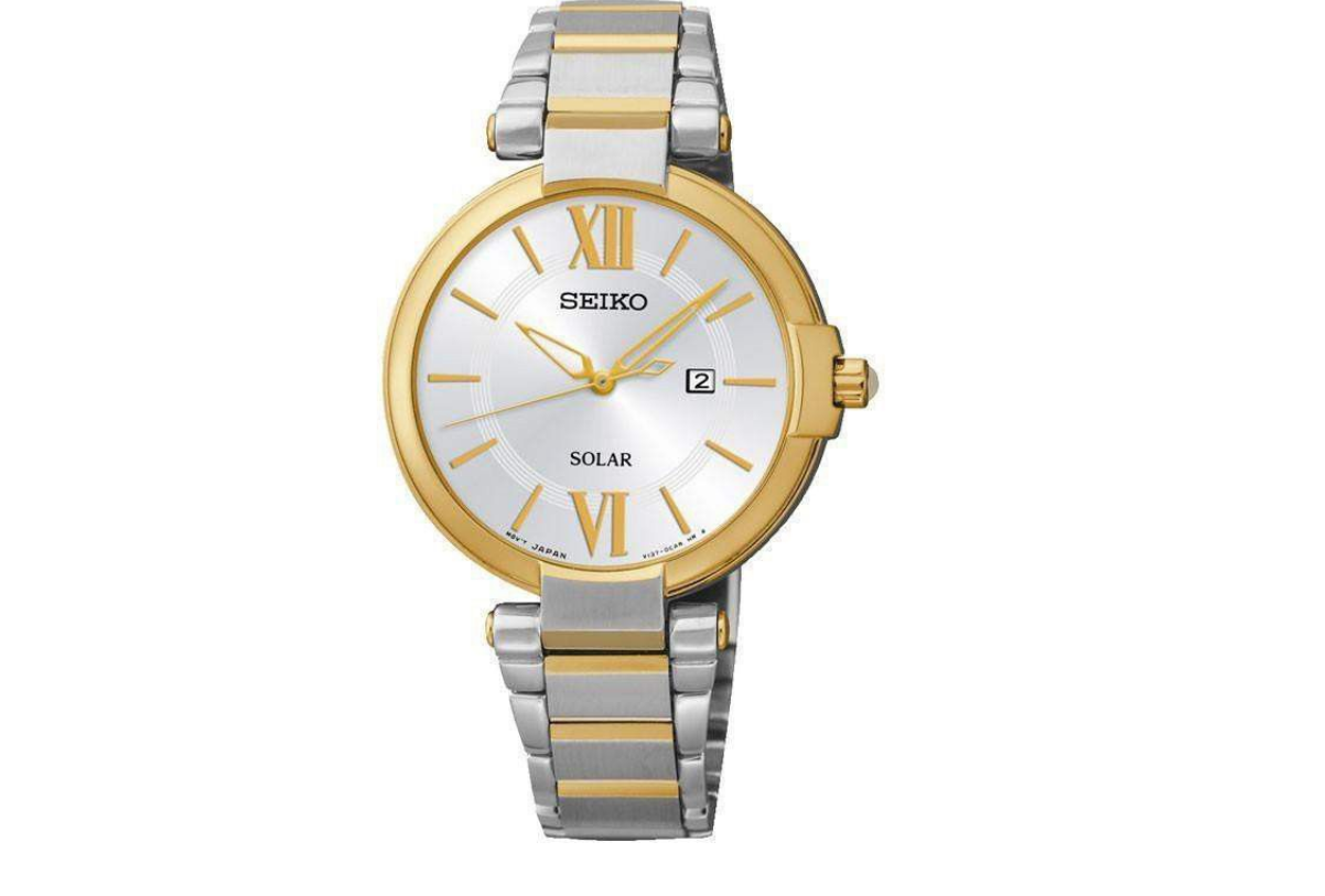 Ladies Two Toned Solar Dress Watch
