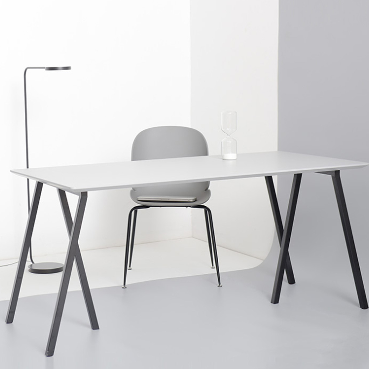 Minimalist Trestle Desk