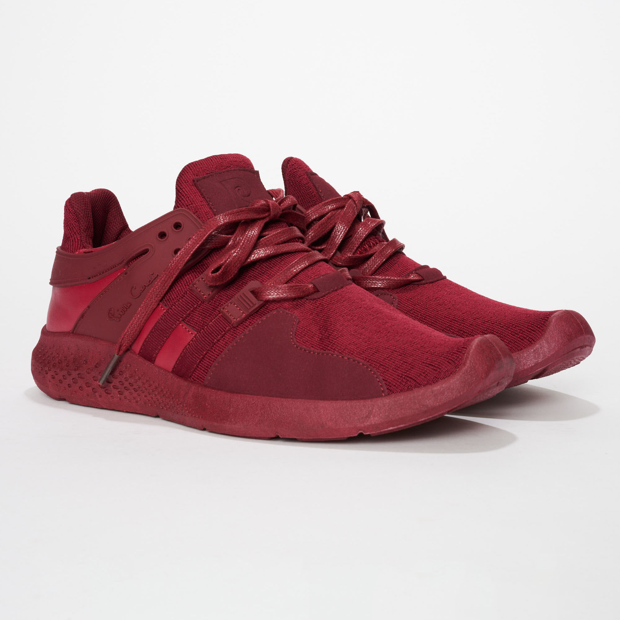 Red Lace up Fashion Trainers