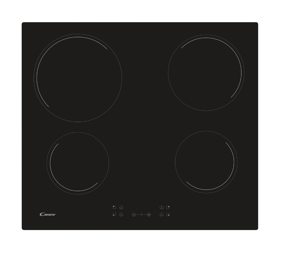 60cm Vitroceramic Hob with Touch Control (Model: CH64CCB)