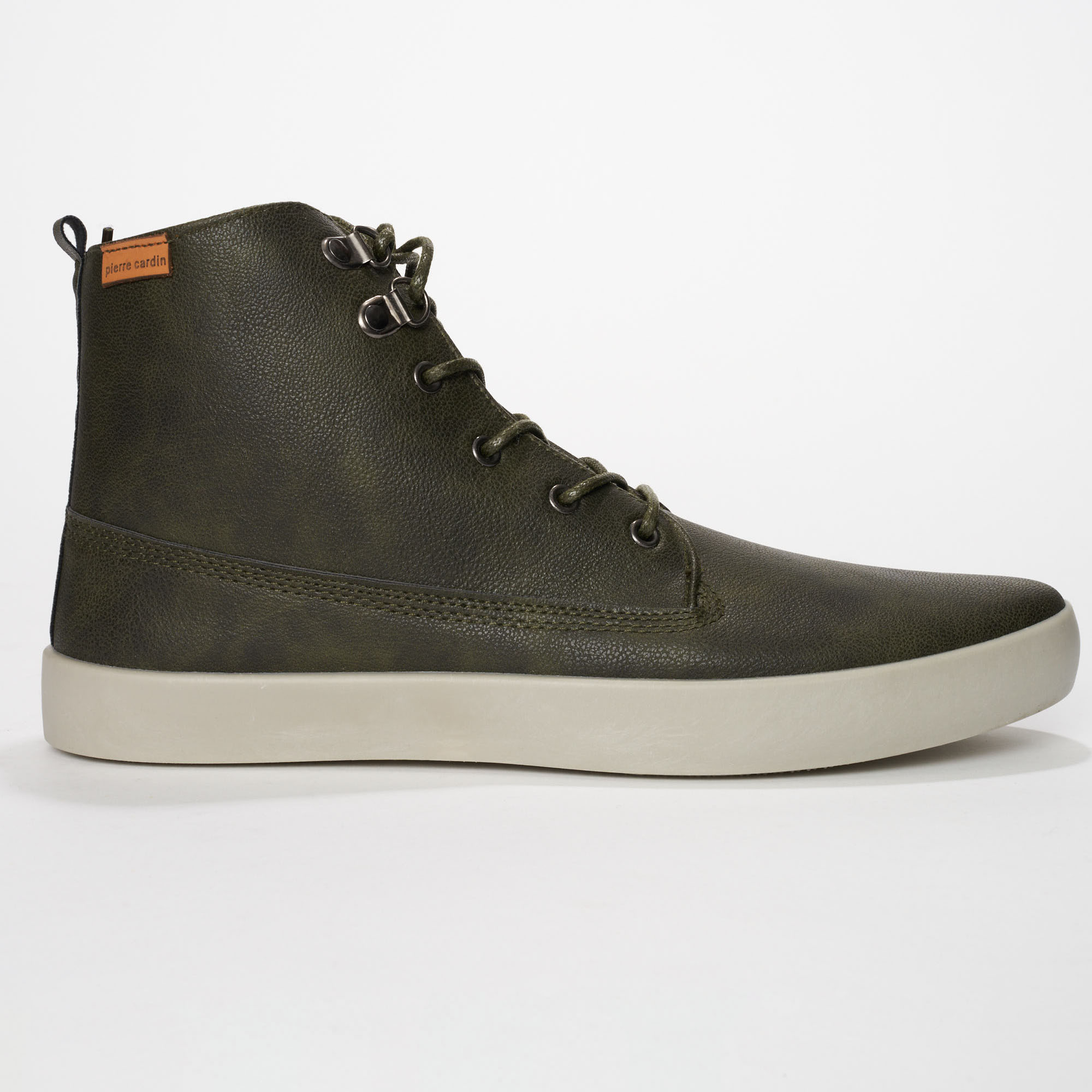 Men's Lace up Olive Ankle Boots