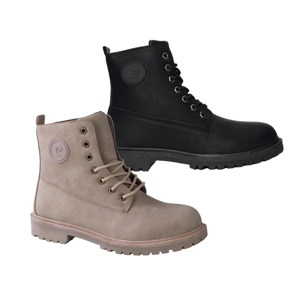 Men's PU Leather Lace up Boots