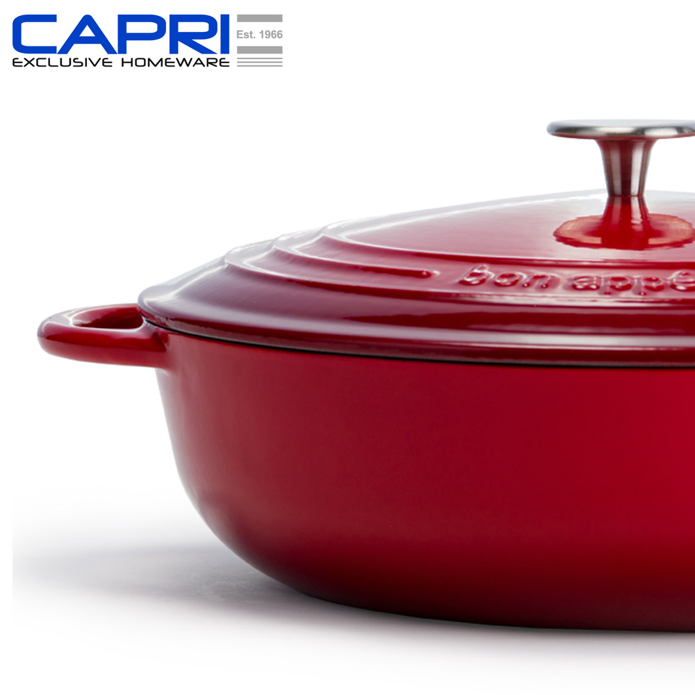 Cast Iron Casserole with Lid