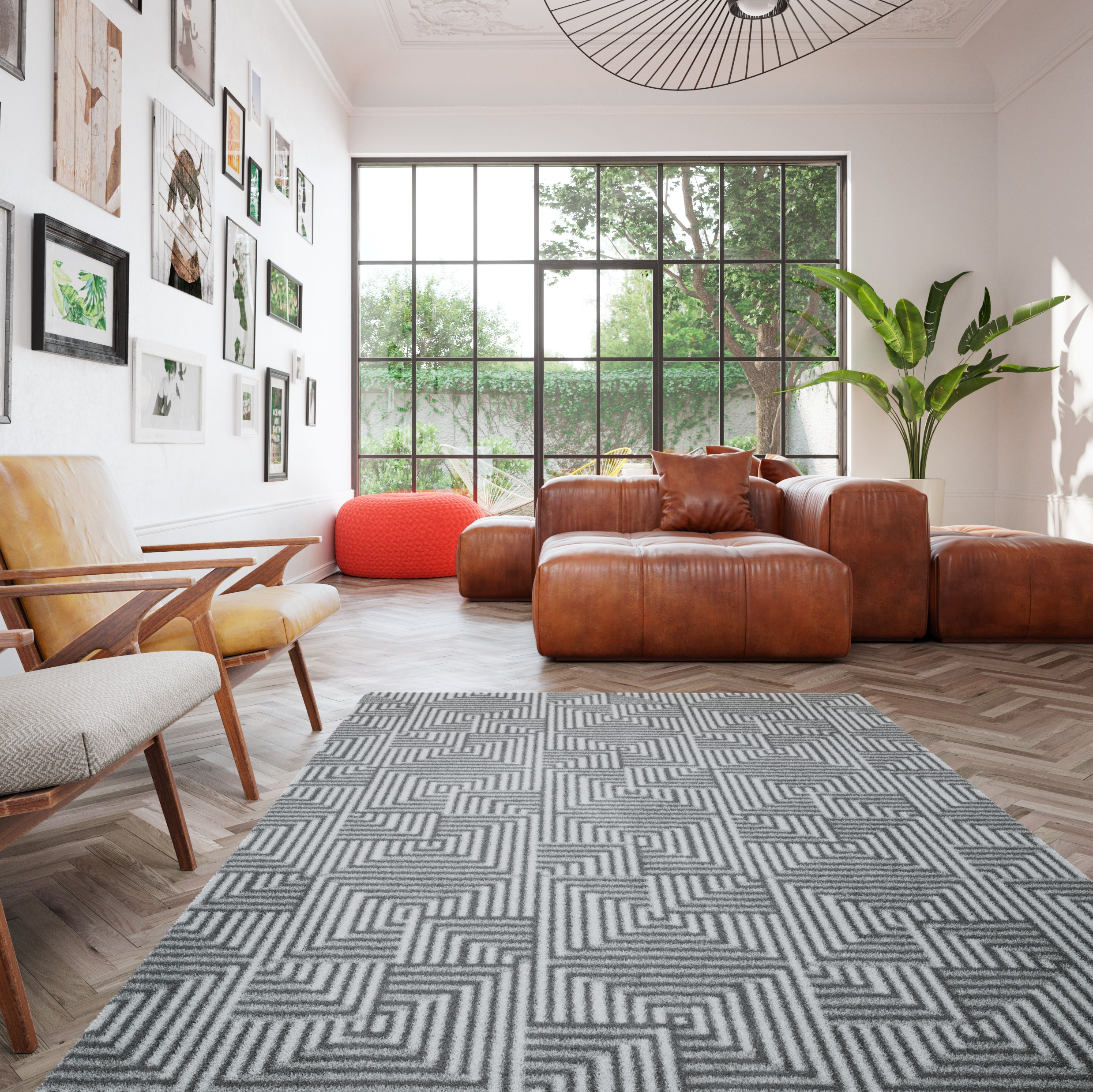 100% Polyester Microfibre Play Rug