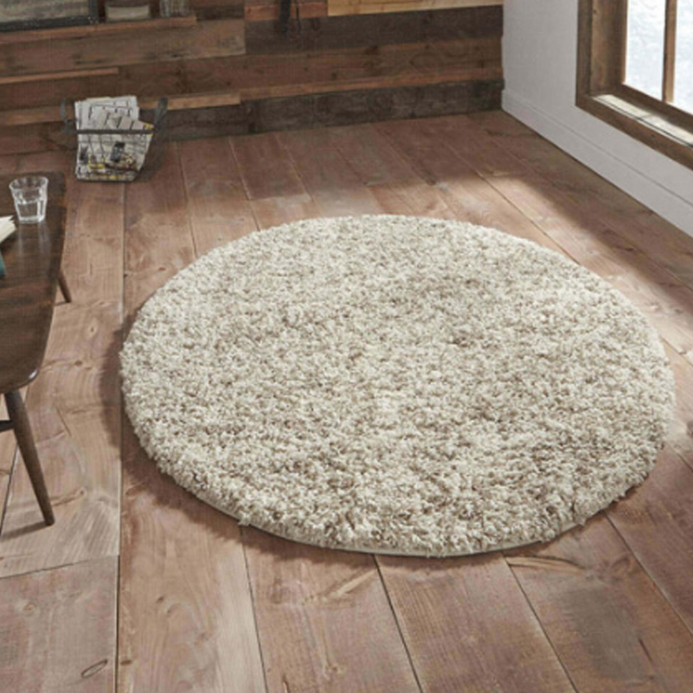 Nuage Round Luxurious Shaggy Rug 