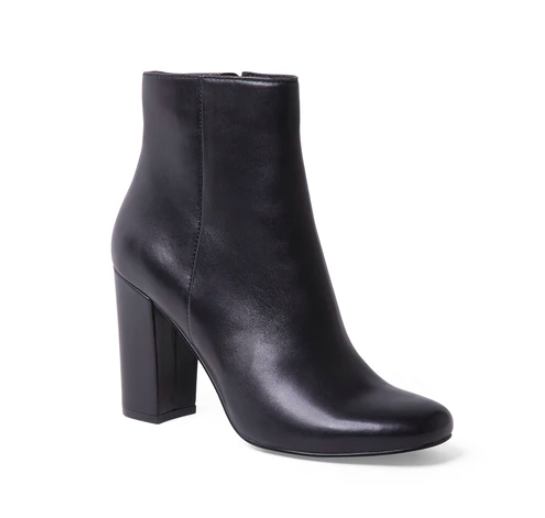 Ladies Genuine Leather Pixie Black Boot