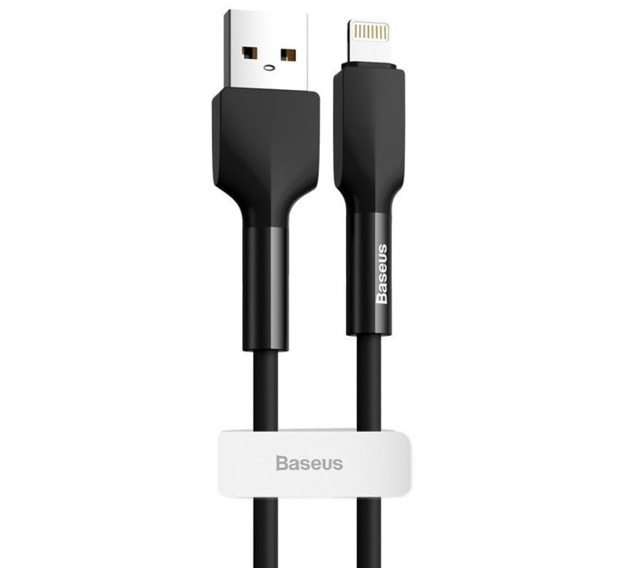 2.4A Silica Gel USB Type-A to Lightning Cable (1m)