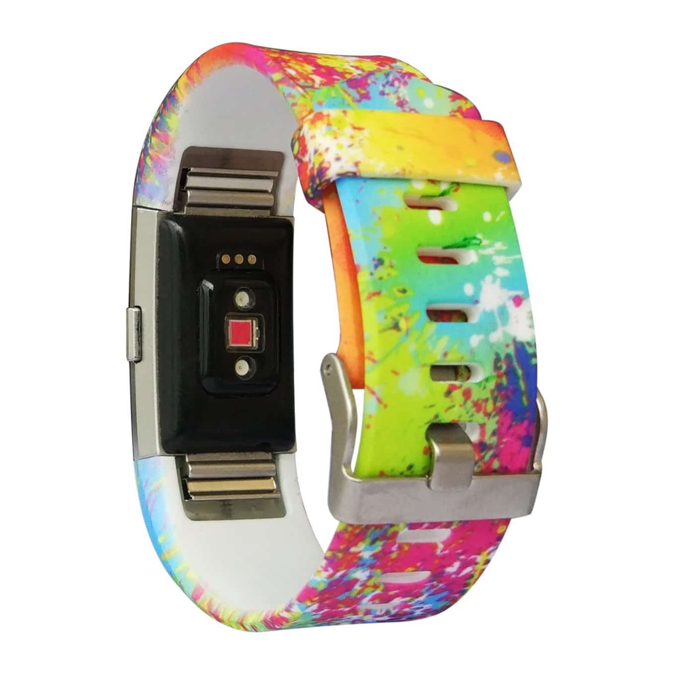 Pattern Silica Gel Replacement Strap for Fitbit Charge 2