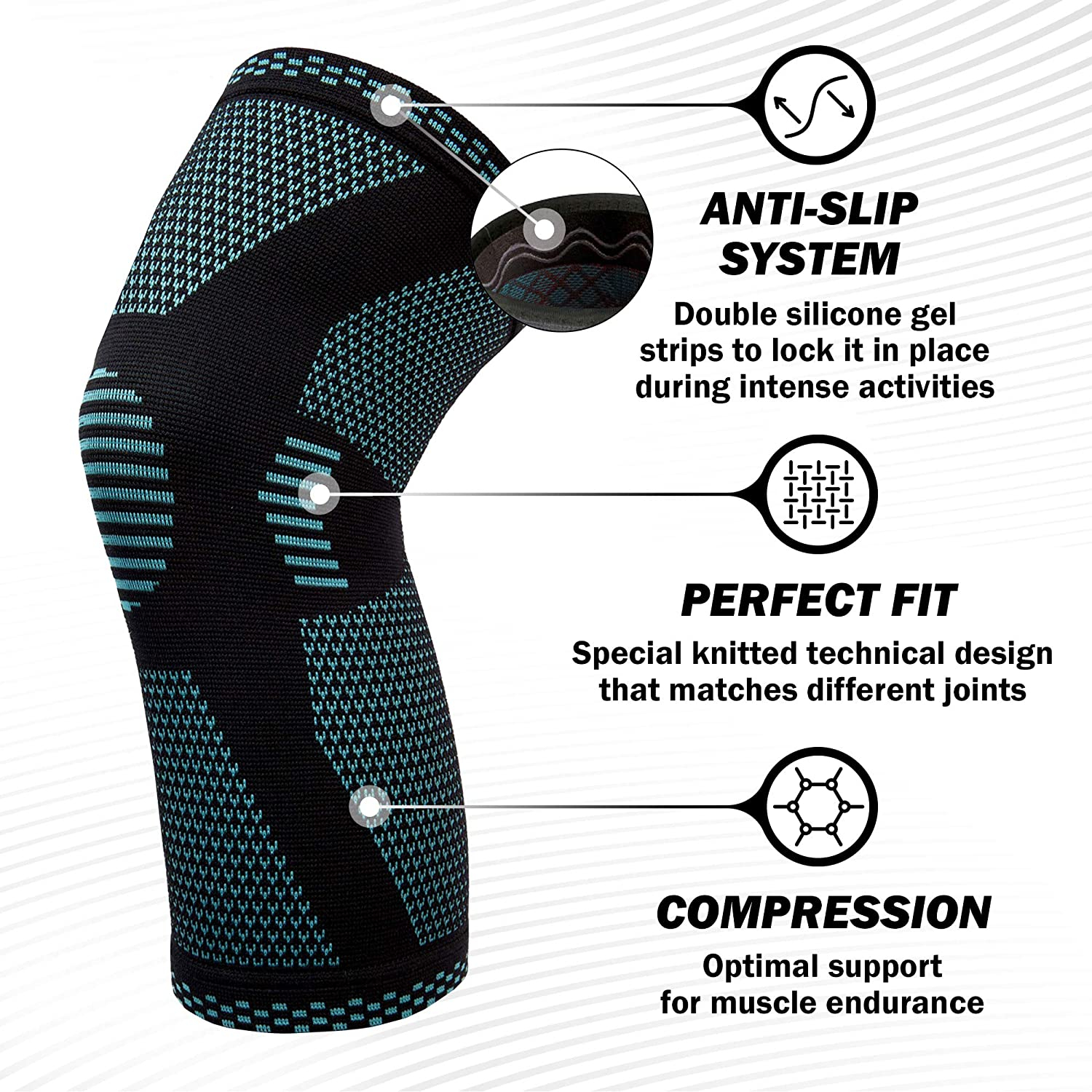 Sports Knee Support Compression Sleeve