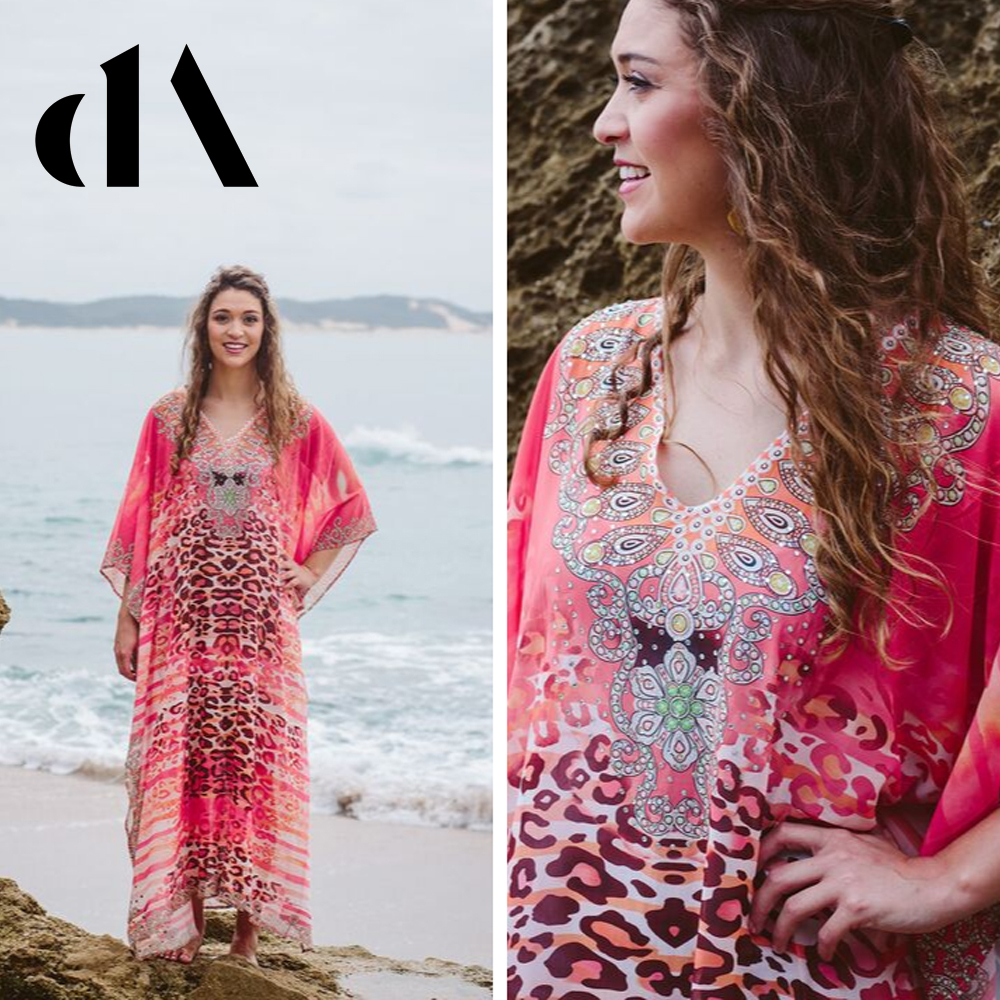 Ladies Soft Chiffon Kaftan