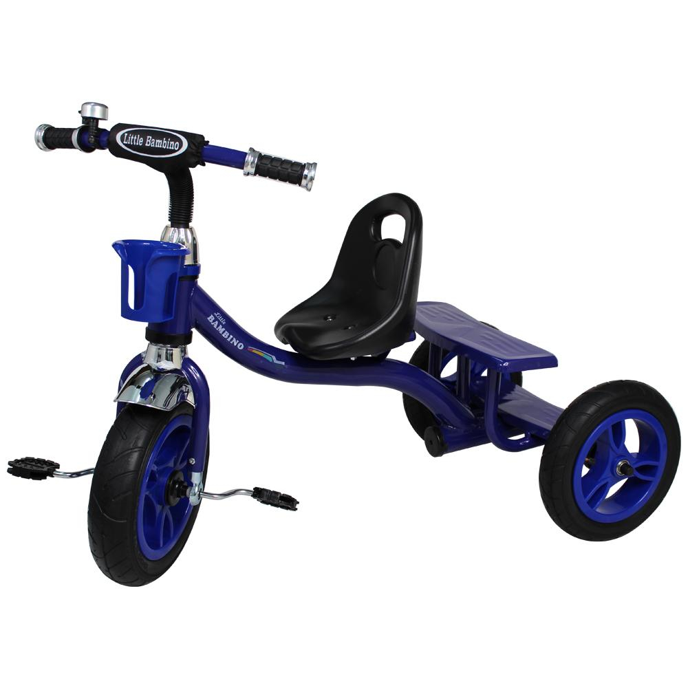 Old School Cool Blue Tricycle with Adjustable Seat